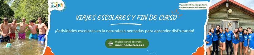 Viajes escolares en plena naturaleza para aprender y disfrutar en Molino de Butrera